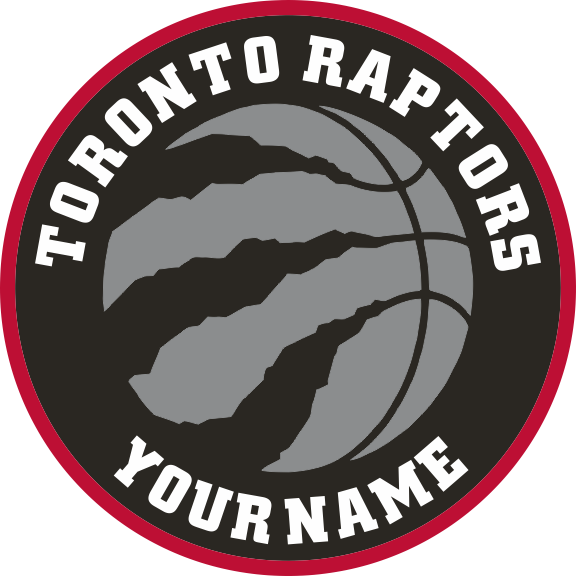 Toronto Raptors Customized Logo vinyl decal